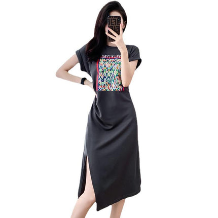 2026 Summer New Style Light Luxury Retro Hong Kong Style Pleated Design Slimming Dress for Women