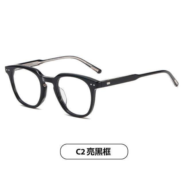 2025 new plate glasses frame black frame without makeup women's tide anti-blue light glasses can be equipped with myopia glasses BC8001