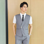 Men's gray vest / S