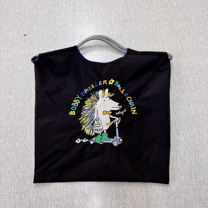 New Canvas Bag Embroidered Shopping Bag Tote Bag Large Capacity Bag Women's Handbag Crossbody Bag