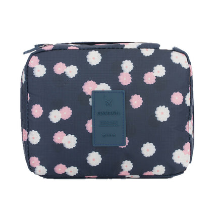 Travel storage bag new floral square wash bag large capacity makeup finishing cartoon flower storage bag