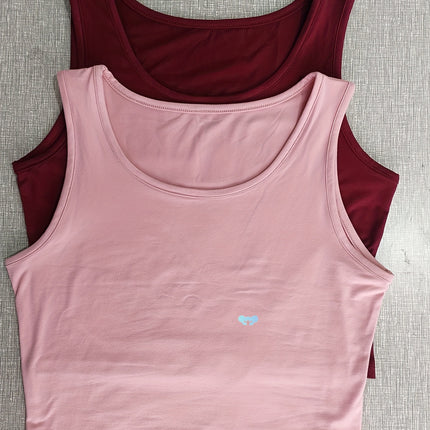 2 Women's Sports Casual Vests Sleeves Tops Cross-Border Dropshipping