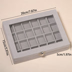 20x15cm gray 24 grids