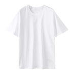 Pure white t-shirt short / M