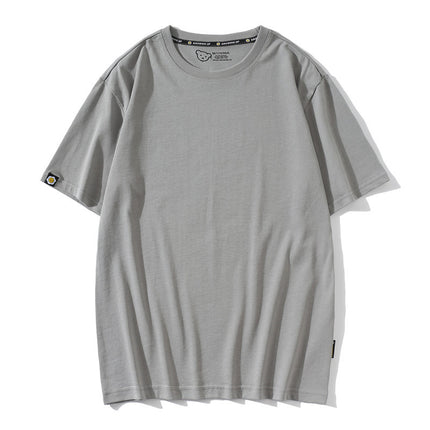 [tide brand loose] men and women 200g combed cotton advertising shirt 40 cotton round neck T-shirt class clothing group clothing