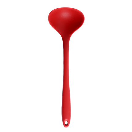 In-Stock Two-Color Silicone Kitchen Utensils, Kitchen Supplies That Won'T Damage Pots, Easy to Clean, Strainer, Soup Spoon, Spatula Set, Non-Stick Pan