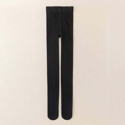 Plus-Size Cloud Cotton Leggings for Women, Suitable for Wearing Outside, for Chubby Women, Extra Thick and Fleece-Lined for Spring, Autumn, and Winter, High-Waisted, Non-Slip Pantyhose