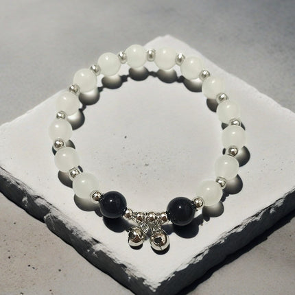 New Chinese-Style Ancient Beaded Elastic String Bracelet, Sweet Girl's Glass Bracelet, Night Market Stall, Cross-Border Live Broadcast Jewelry