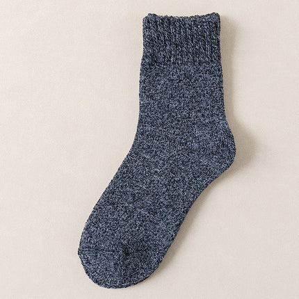 Socks Men's Autumn and Winter fleece-lined Thickened Warm Terry Socks Men's Towel Socks Winter Floor Socks Extra Thick Cotton Socks