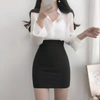 5063 # Black [thin summer style] / S