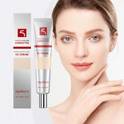 Moisturizing Correcting CC Cream Full Coverage Lightweight Natural Long Lasting Waterproof Anti-Sweat Foundation Cosmetics Base