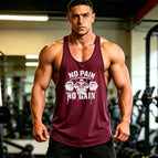 Burgundy printed white / 3XL