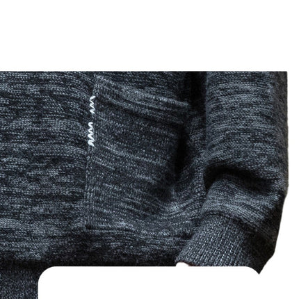 Winter Casual Sweater Men's Thickened 2024 New Tooling plus size Plus Fat Enlarge Inner Sweater Tide