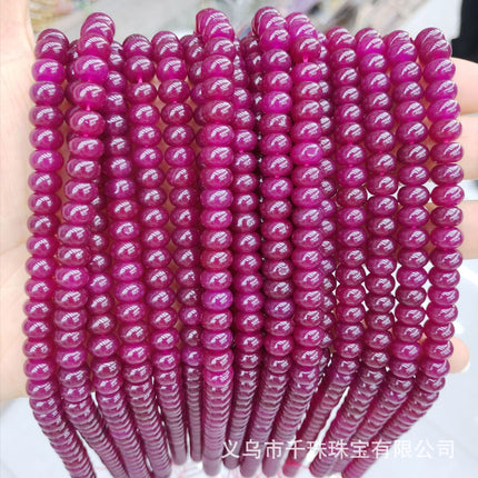 5X8Mm Natural Stone Agate Spacer Beads Abacus Beads Spacer Beads Loose Beads Handmade DIY Necklace Bracelet Jewelry Batch