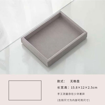[Jewelry storage artifact] factory direct jewelry storage box jewelry storage plate earrings ring storage finishing