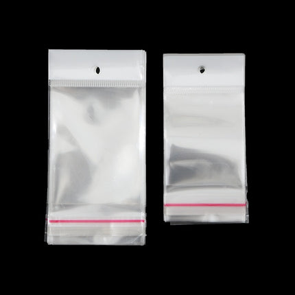 Wholesale Opp Bags Self-Adhesive Bags DIY Handmade Small Jewelry Packaging Bags Transparent Self-Sealing Plastic Bags