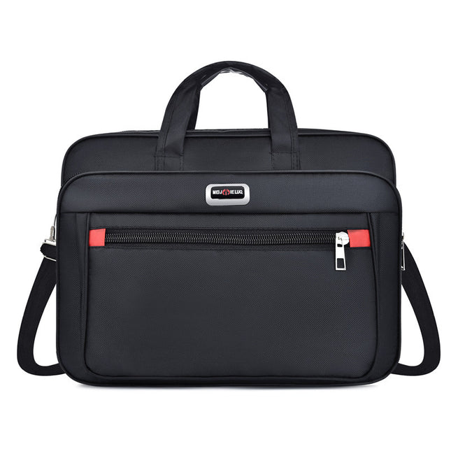 Manufacturer Wholesale Men's Large-Capacity Briefcase Business Trip Laptop Bag Portable Travel Bag Wear-Resistant Business Bag