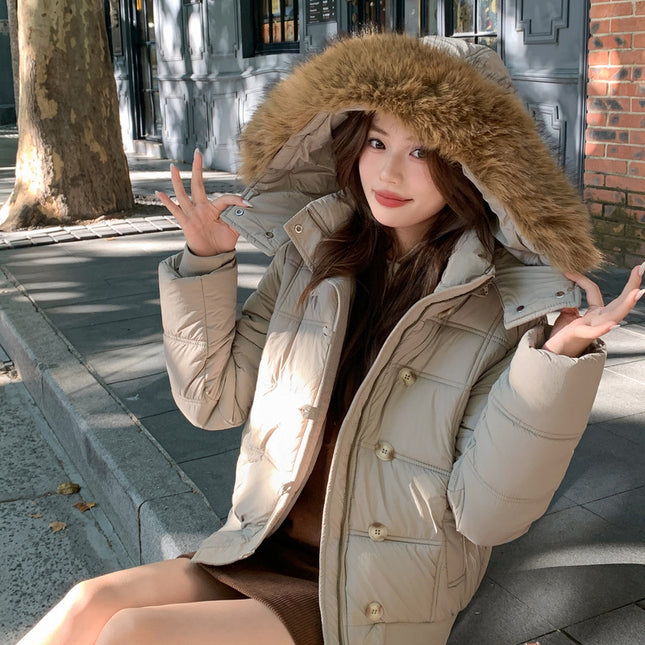 Z5807 Niche Design Removable Hooded Cotton Jacket Korean Style Women's Winter New Short down Cotton Jacket Street Trendy