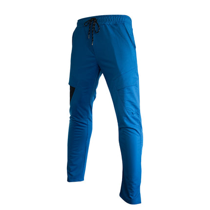 Plus-Size Men's Pants, Sports Pants, Loose-Fitting Brand Workwear Straight-Leg Pants, Multi-Pocket Sports Casual Pants with Elastic Waist