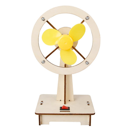 Diy self-made electric fan technology small production interesting physics circuit experimental material package handmade invention by primary school students