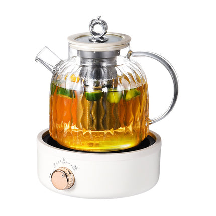Health Pot Multifunctional Home Office Thickened Glass New Tea Maker Kettle Flower Tea Pot Gift 110V