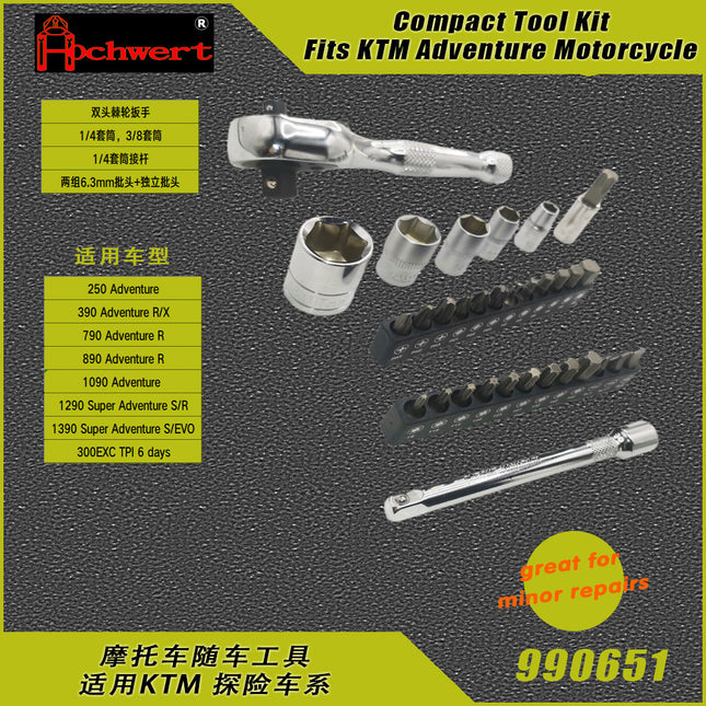 Vehicle Tools Adventure Motorcycle Emergency Repair Tools Suitable for Ktm Adventure Compact Set of Tools