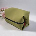 21*13*11CM / Large pleated toiletry bag (mustard color)