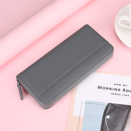 Accordion Card Holder Coin Purse Large Capacity Clutch Anti-Theft First Layer Cowhide Multi-Functional Japanese-Style Card Slot