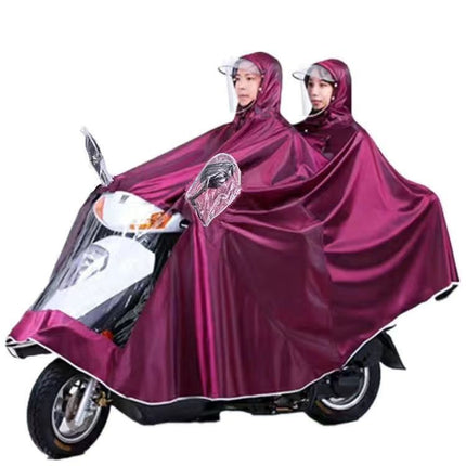 Electric car raincoat special thick long single double motorcycle poncho riding battery car conjoined raincoat wholesale