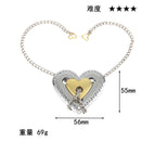 Stacked heart chain