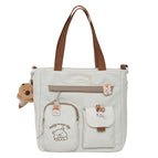 White shoulder bag
