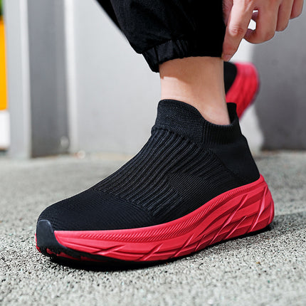 Jinjiang Cross-border New Lightweight Mesh Breathable Casual Shoes Ultra-light Soft Bottom sneaker Slip-on Walking Shoes for Men