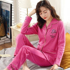 1310 breast pad rose red long-sleeved cardigan for women / 3XL