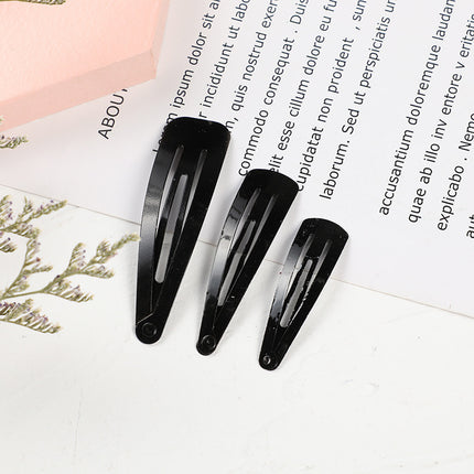 Hairpin top clip black word clip bangs clip South Korea small clip headdress adult hairpin BB clip side clip female simple