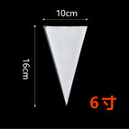 [regular style double layer 12 silk] 6inch 16*10 / 50 pieces per pack ldpe