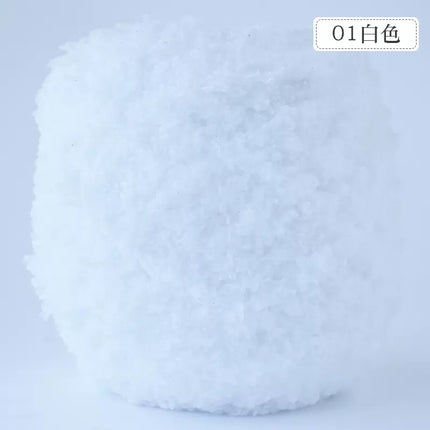 3 strands of coral fleece baby scarf coarse wool hand woven towel line baby sweater in stock wholesale