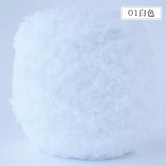 3 strands of coral fleece baby scarf coarse wool hand woven towel line baby sweater in stock wholesale