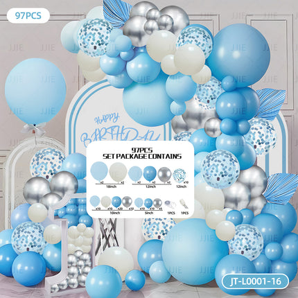 Balloon Chain Arch Set Scene Layout High-End Atmosphere Opening Birthday Party Decorations Anniversary Package
