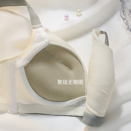 Manny Queen 5CM Thickened Thin Cup Bra Gather No Steel Rings Breathable Women's Underwear Manufacturers New Daifa