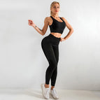 Black (bra + trousers) / S