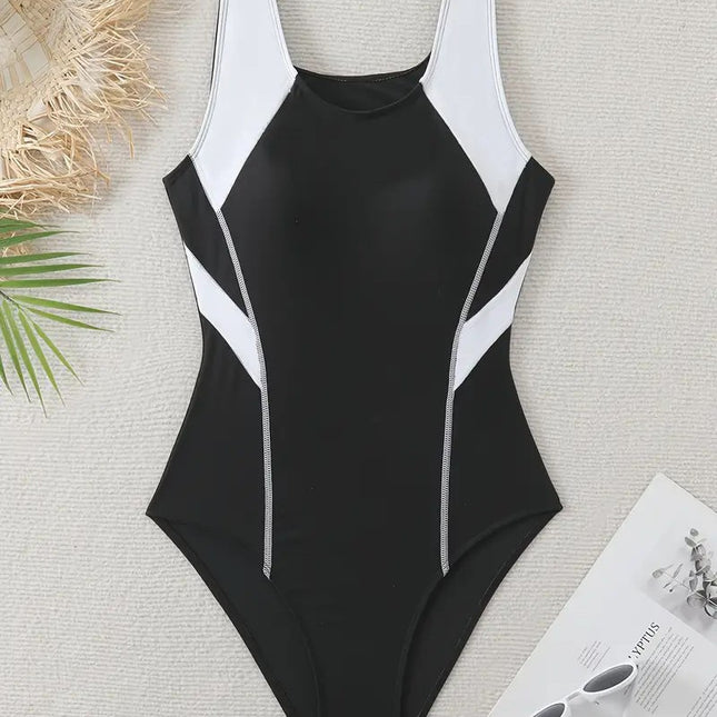 European and American Cross-border Swimsuit Women's Amazon Comfortable Swimsuit Competitive Women's Fashion Sports Triangle Swimsuit