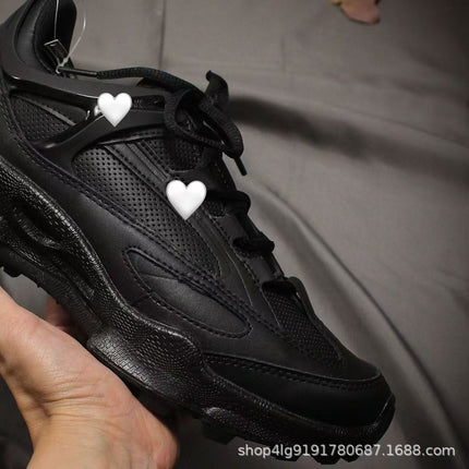 Branded Sports Aijia Jiansu C Series Low-Cut Lace-Up Genuine Leather Lightweight Versatile Casual Sports Shoes