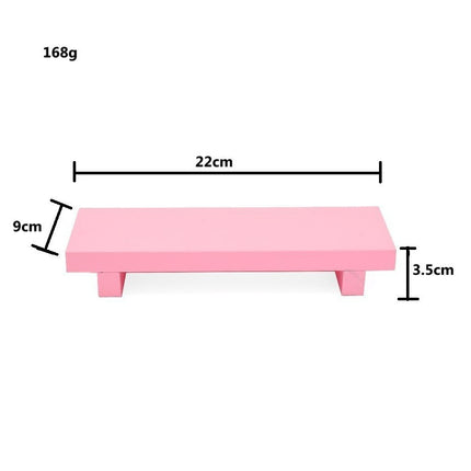 Wooden Pallet Base Bracket Bathroom Decoration Wooden Riser Kitchen Soap Dish Rack Suitable for Dressing Table Cabinet Storage