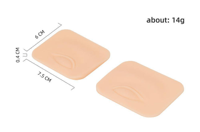 Embroidery Silicone Eyebrow Eye Exercise Leather Stereo Exercise Paste 3D Exercise Leather Novice Exercise Eyebrow Module