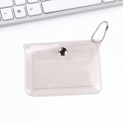Mini Coin Purse Cute Key Bag Card Bag Cartoon Glitter Earphone Storage Small Bag Female Student PVC Wallet