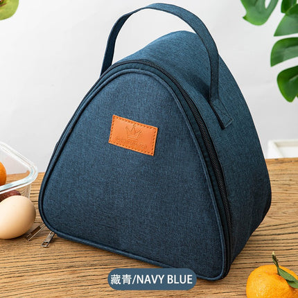 New Japanese style large rice ball insulation bag triangle lunch bag egg breakfast bag in stock wholesale insulation bag