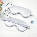 Simulated silk strap silver