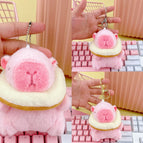 Bead chain style / Light pink bagel capibala