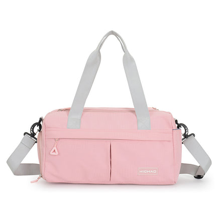 Summer New Small Gym Bag Women's Dry and Wet Separate Shoulder Bag Sports Bag Yoga Bag Shoe Bin Luggage Bag Printed logo
