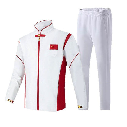 National Team Spring and Autumn Sportswear National Uniform Set Athlete Appearance Taekwondo Martial Arts Training Coach Sports